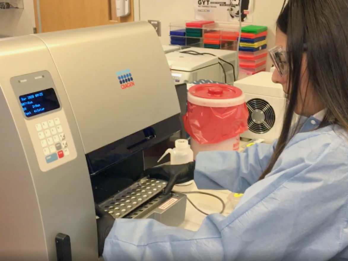 Ohio Department of Health COVID-19 testing